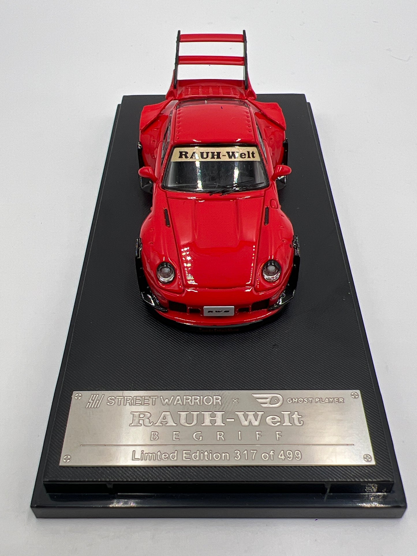 Street Warrior x Ghost Player 1/64 #317/499 Supreme Porsche RWB Red
