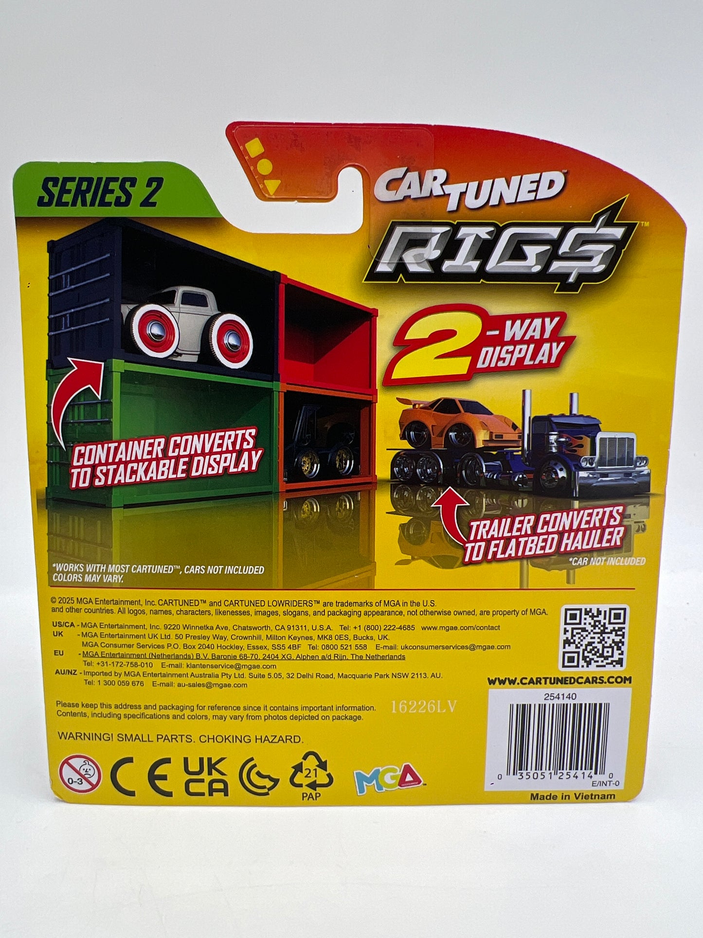 MGA Car Tuned Rigs Series 2 #4 Sneaky Pete Yellow Container