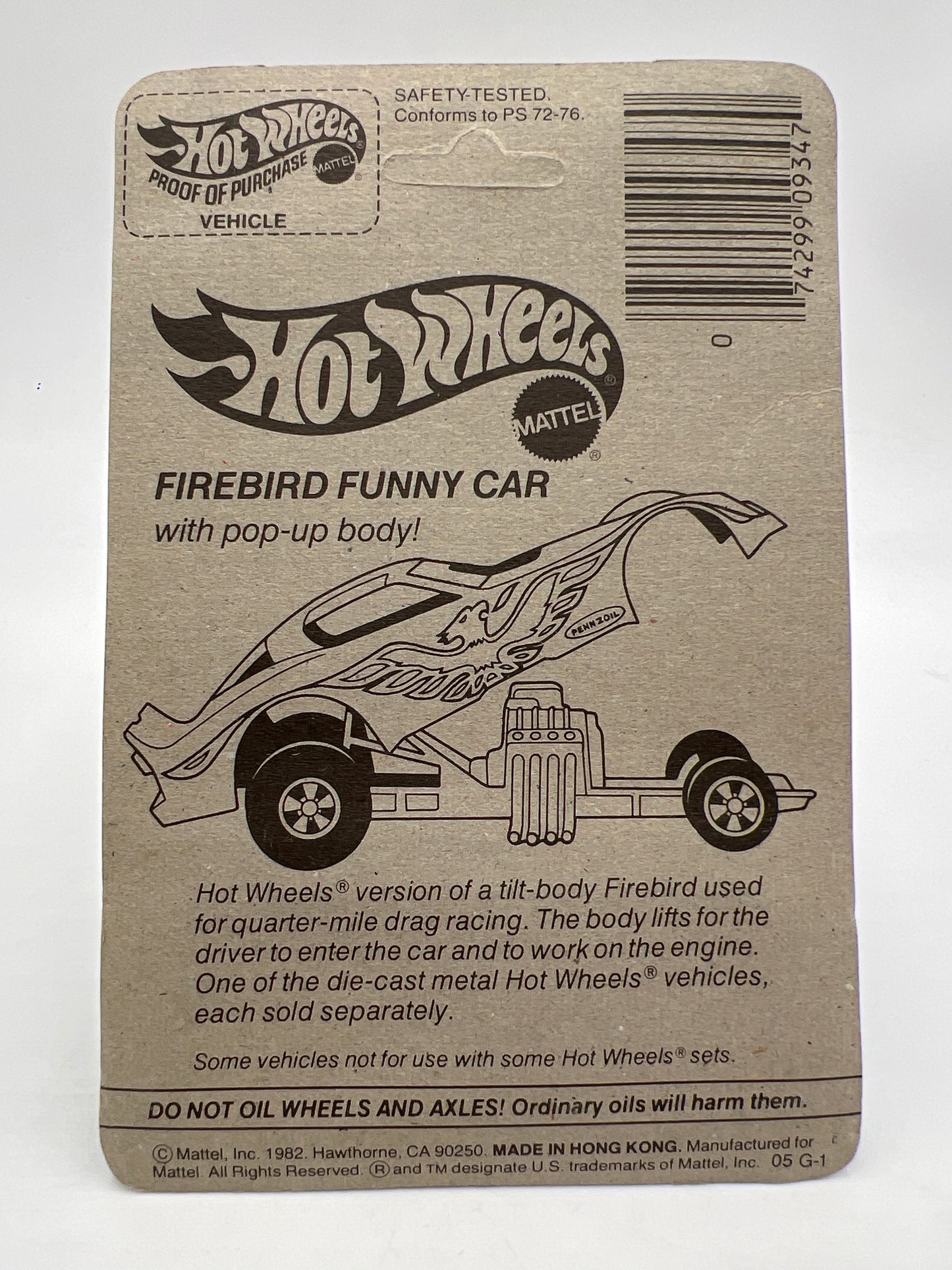 Hot Wheels Original 1982 #1698 Cadillac Seville Unpunched W/Protector