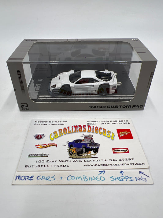 DCM 1/64 #12/599 AI.Yasid Custom Ferrari F40 White