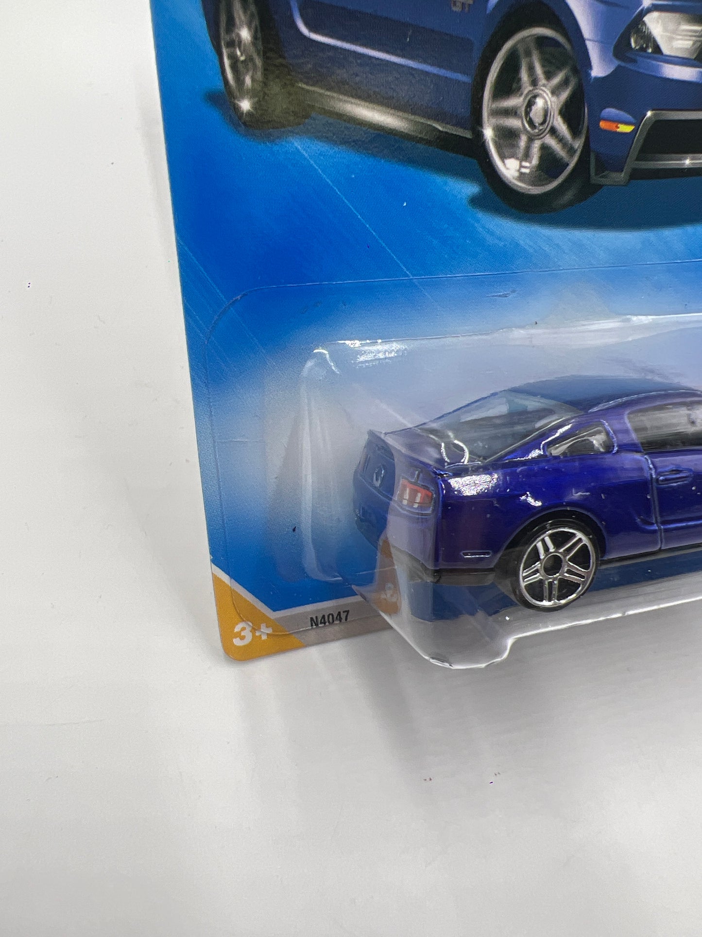 2009 Hot Wheels New Models #041 2010 Ford Mustang GT Blue 35E