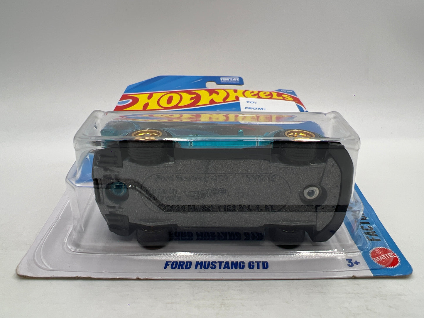 2026 Hot Wheels Super Treasure Hunt #43 Aldi Exclusive Ford Mustang GTD Blue W/Protector
