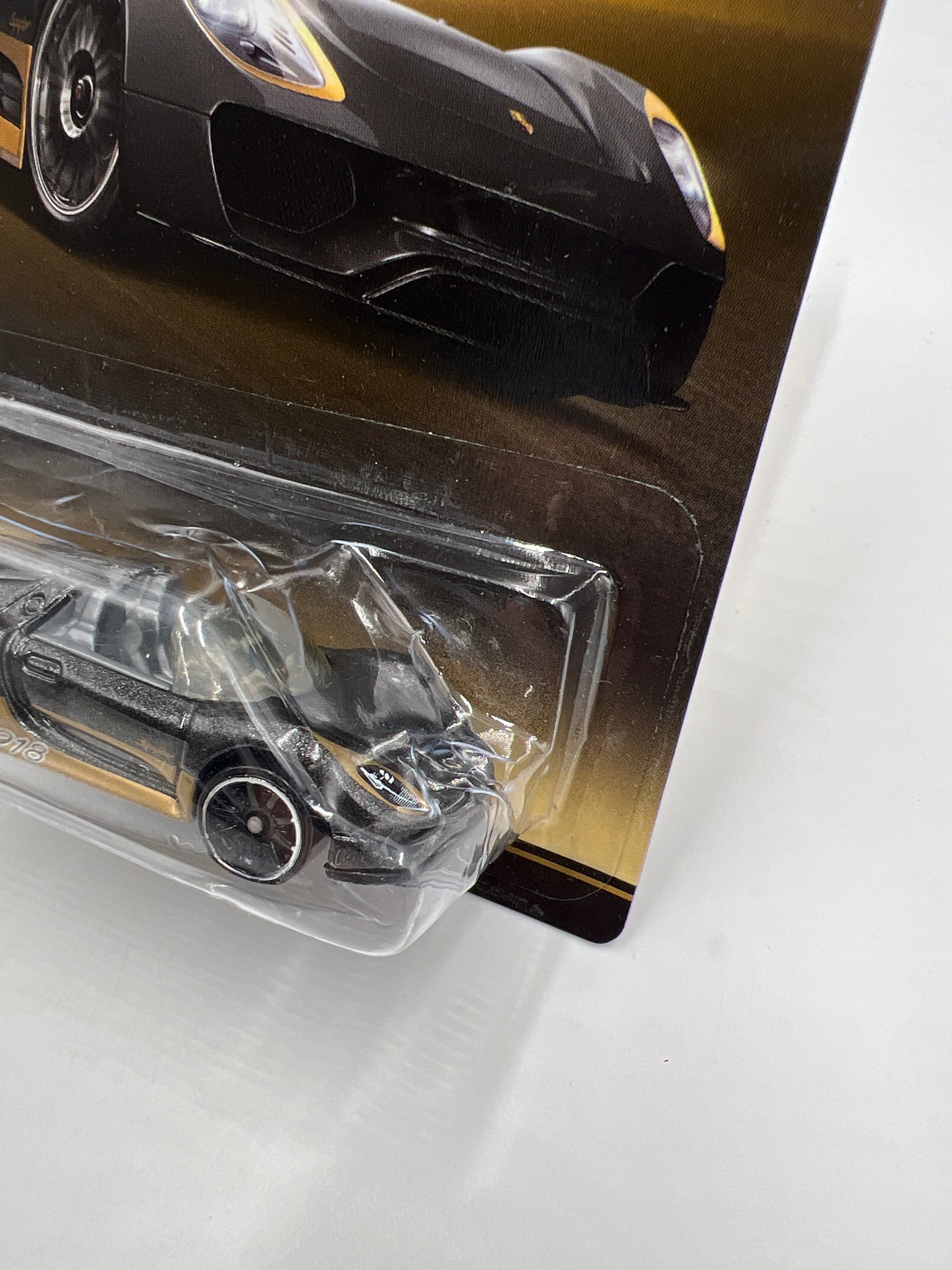 Hot Wheels Walmart Exclusive Porsche Series #2 Porsche 918 Spyder Black Bad Blister 158D