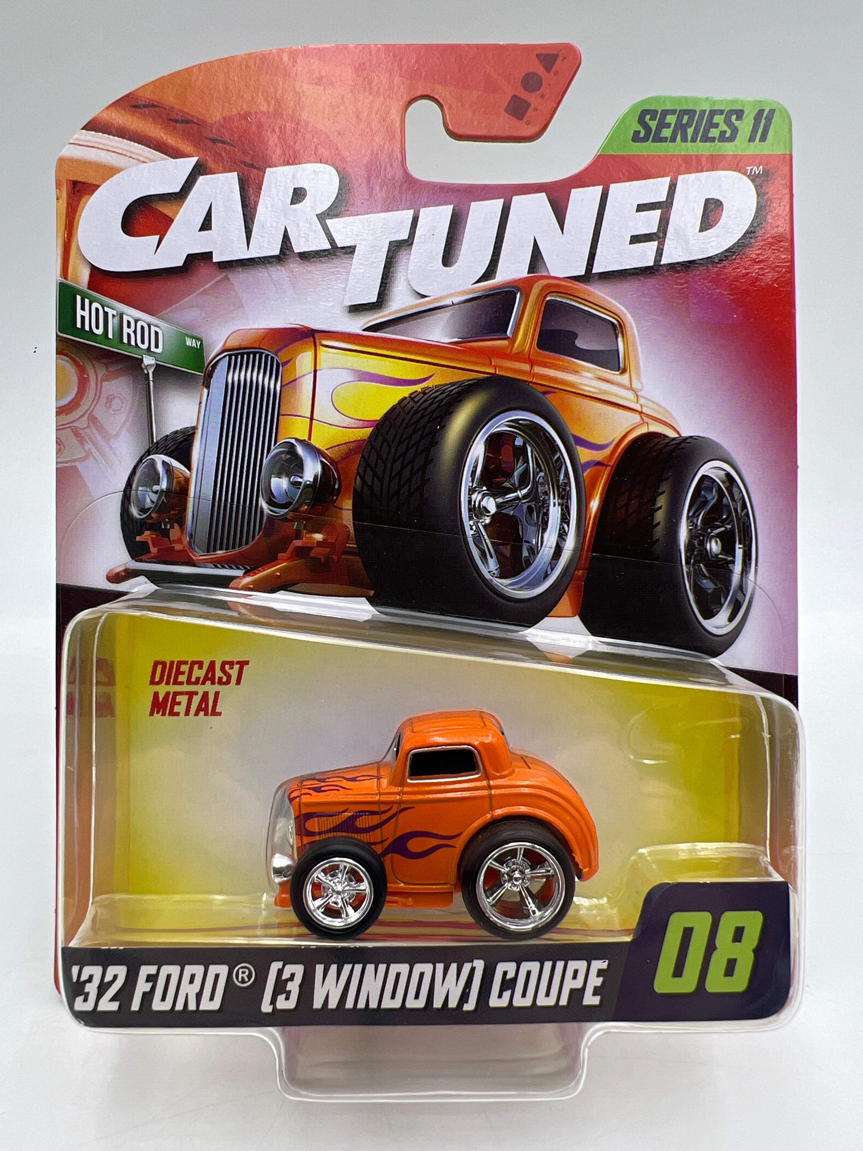 ミニカー CAR TUNED MGA Car Tuned Mainline Series 11 #8 32 Ford 3 Window Coupe Orange