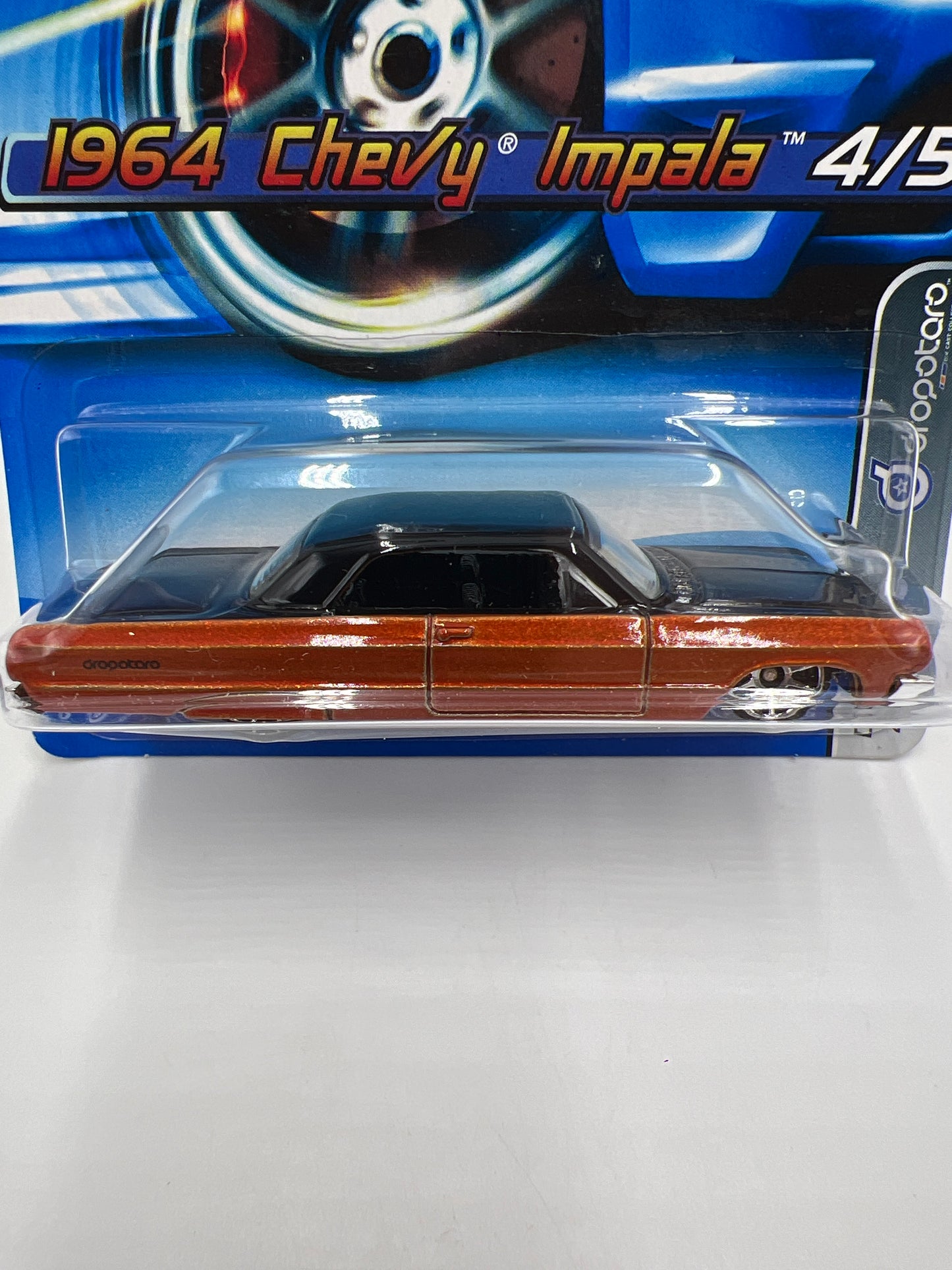 2006 Hot Wheels Dropstars #59 1964 Chevy Impala Orange/Black 9A