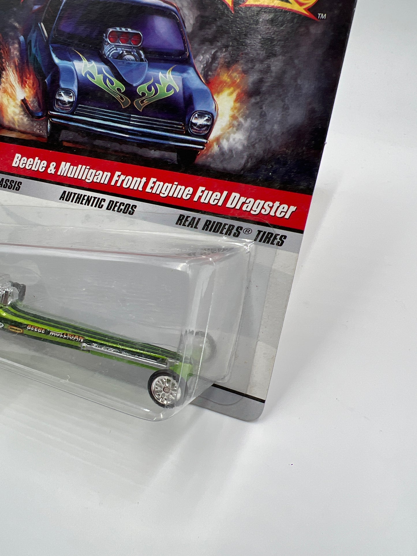 Hot Wheels Premium Drag Strip Demons #12 Beebe & Mulligan Front Engine Fuel Dragster Green