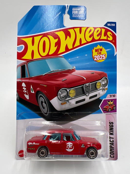 2025 Hot Wheels L Case Compact Kings #195 Alfa Romeo Giulia TI Super Red 67i