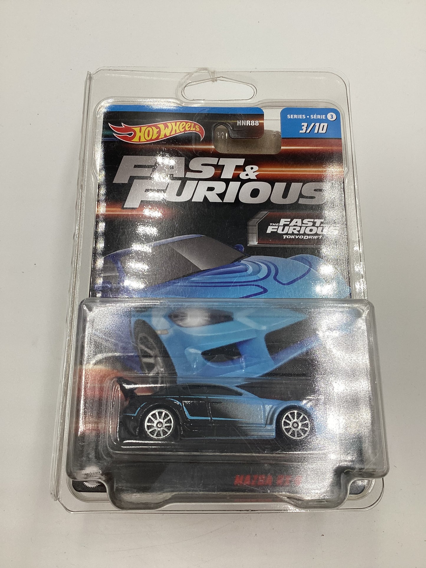 2023 Hot Wheels Fast and Furious Series 3  #3 Mazda RX-8 Blue/Black with protector