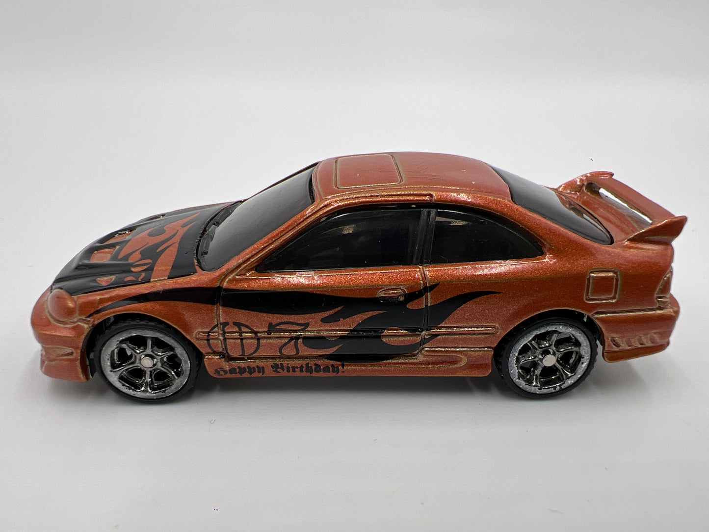 Hot Wheels 1/64 Premium Happy Birthday Cars Honda Civic Si Orange Loose