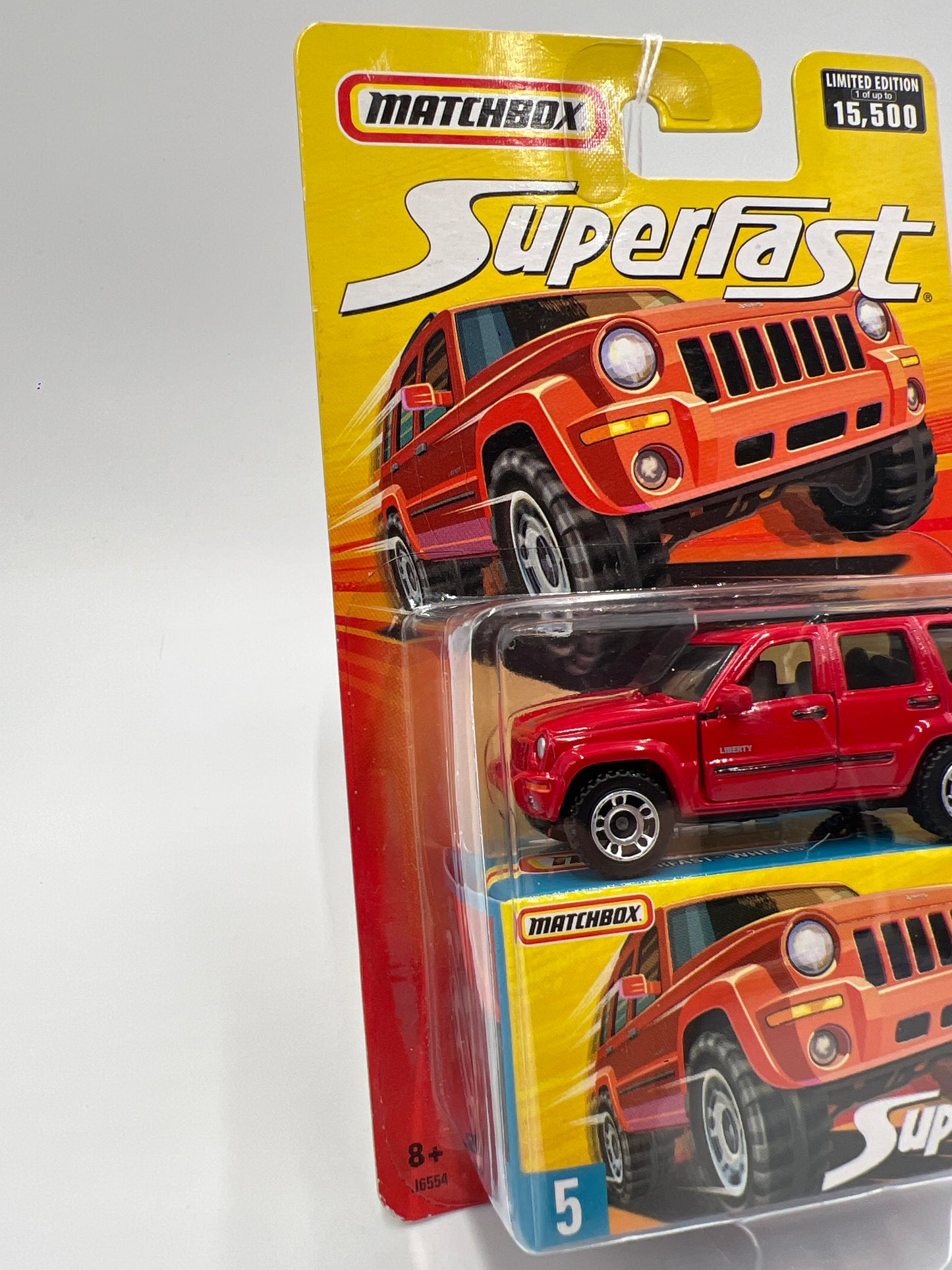 Matchbox Superfast #5 Jeep Liberty Red