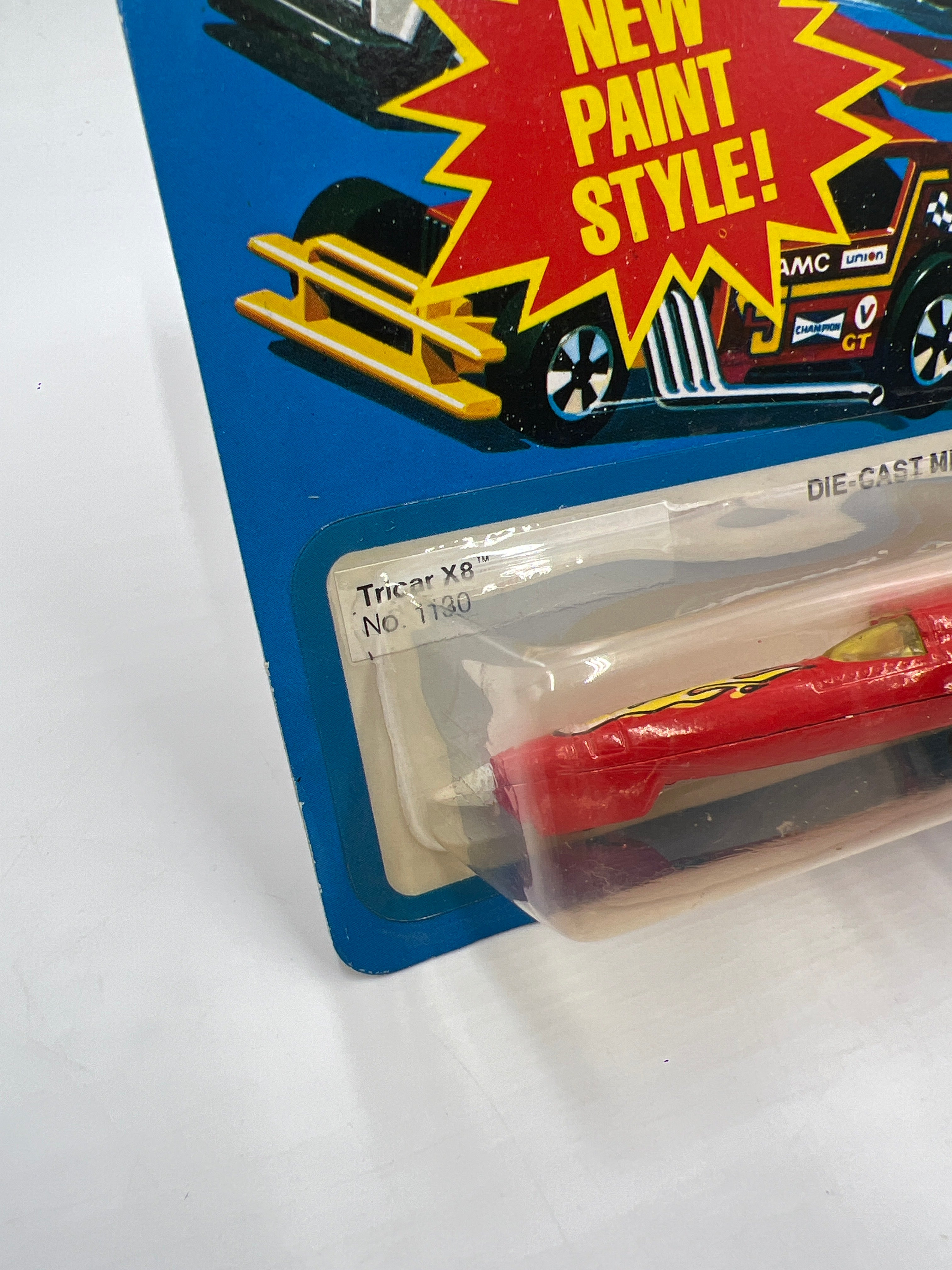 Hot Wheels Original 1981 #1130 Tricer X8 Red Unpunched New Paint