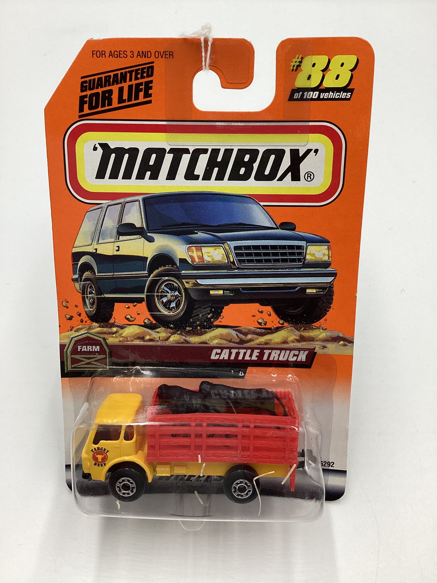 1998 Matchbox #88 Cattle Truck 206E