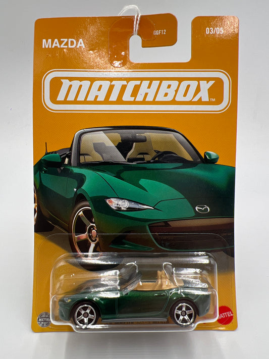 2025 Matchbox Themed Sports Cars #3 15 Mazda MX-5 Miata Green 156Q