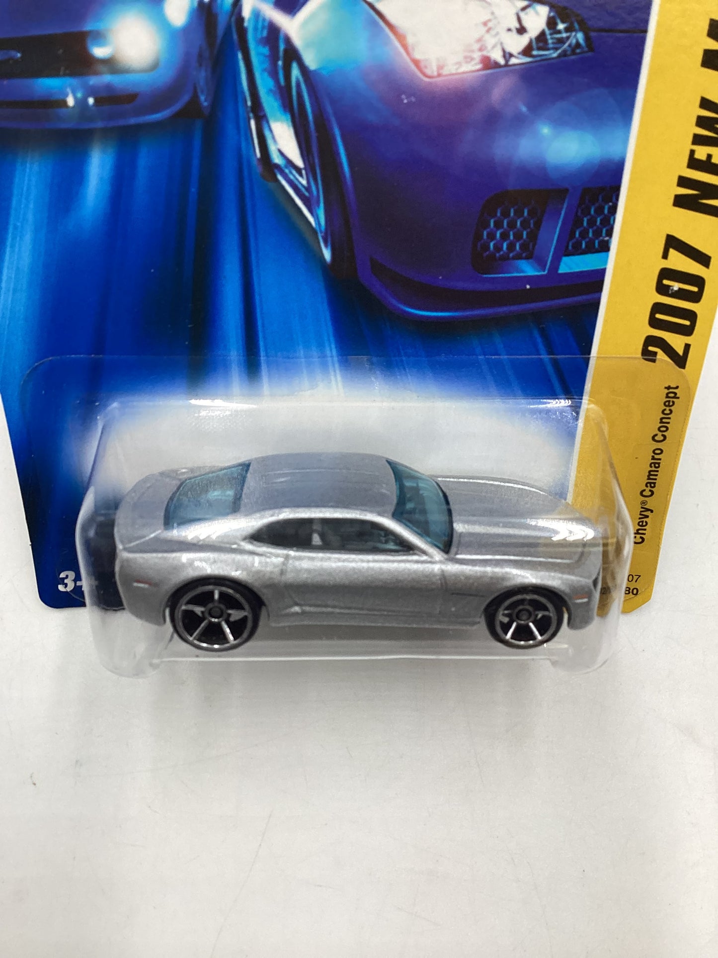 2007 Hot wheels New Models #002 Chevy Camaro Concept Silver 17G