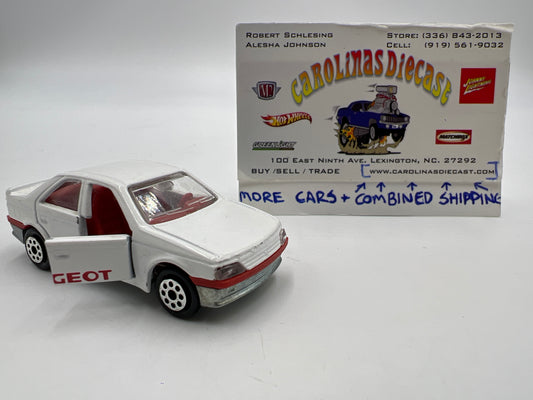 Majorette No. 218 Peugeot 405 Mi 16 White Loose