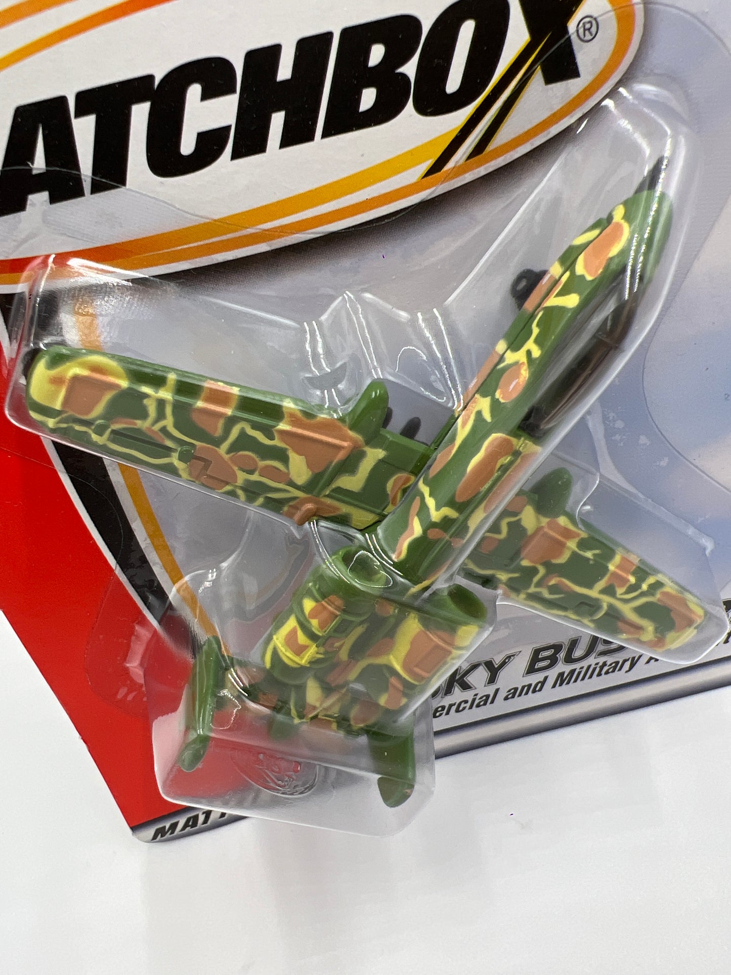 Matchbox Sky Busters Warthog A-10A Military Plane Camo