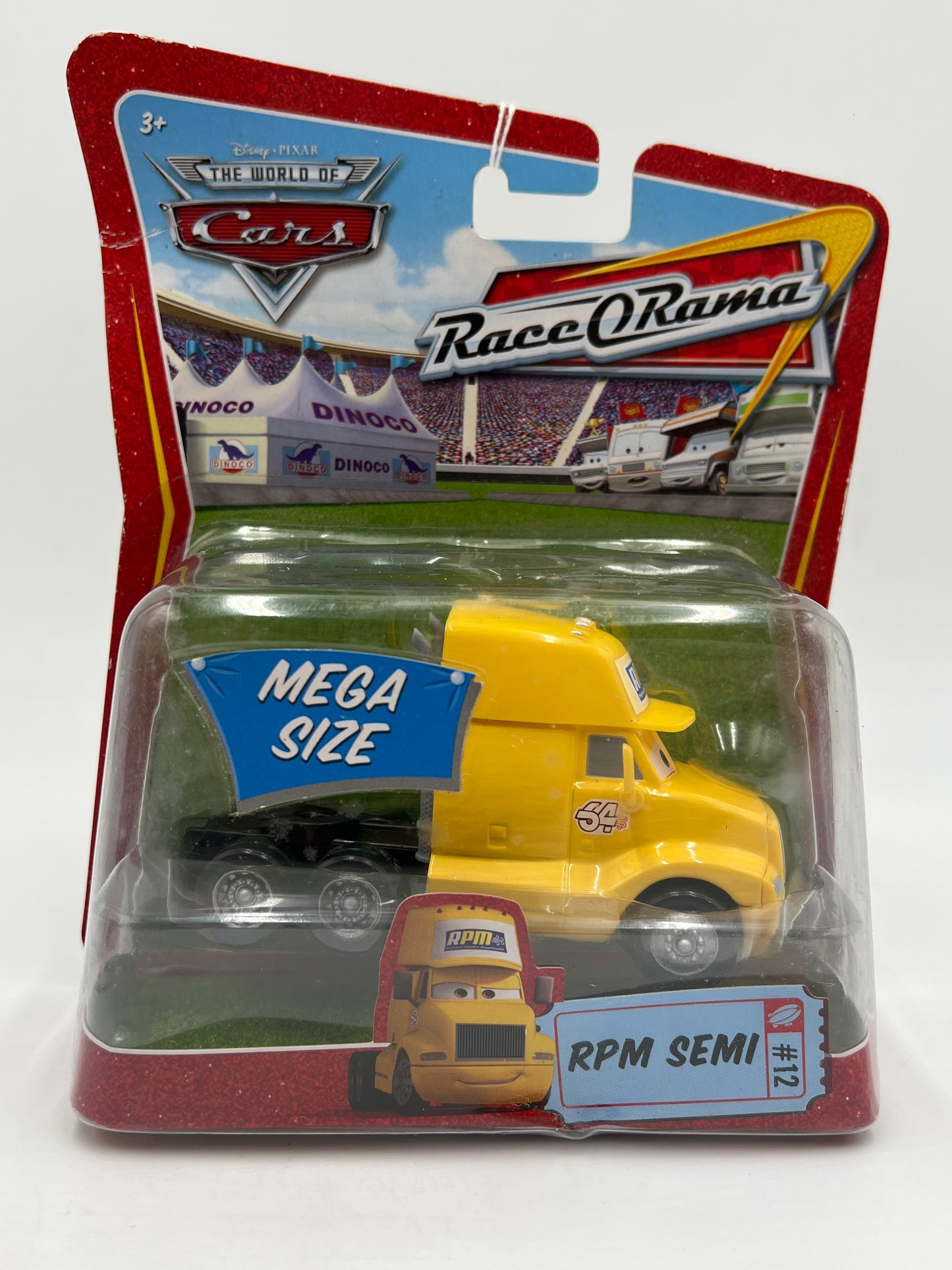 Disney Pixar The World Of Cars Race O Rama #12 Mega Size RPM Semi 139H