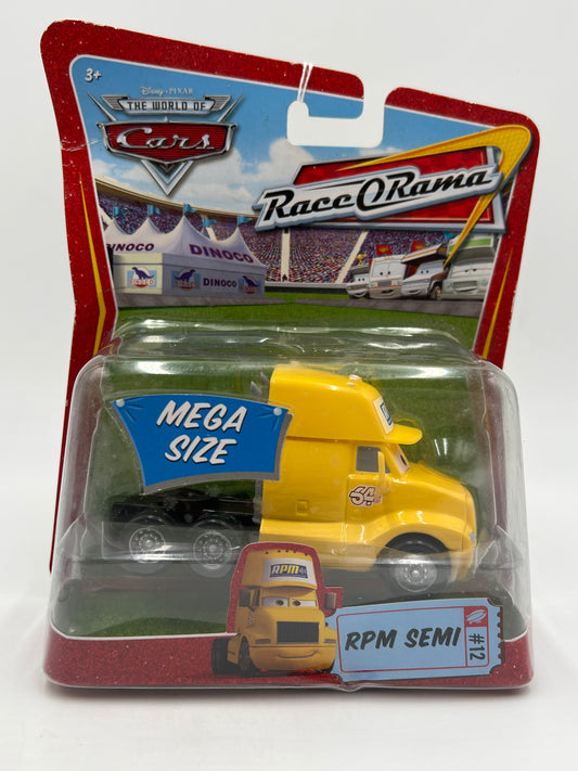 Disney Pixar The World Of Cars Race O Rama #12 Mega Size RPM Semi 139H