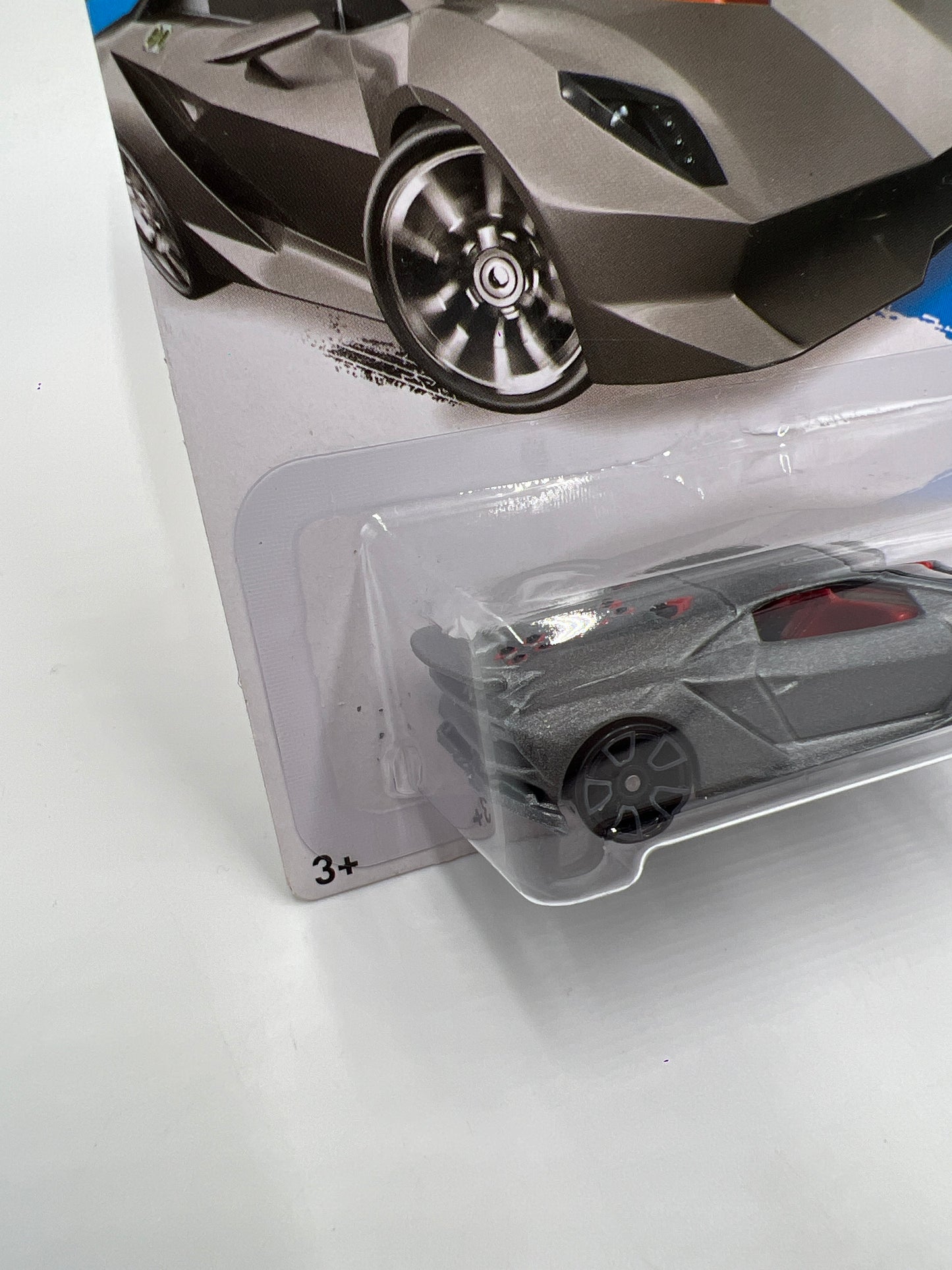 2014 Hot Wheels City #39 Need For Speed Lamborghini Sesto Elemento Gray 101B