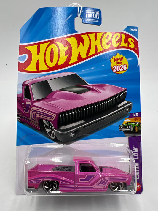 2026 Hot Wheels F Case #17 Bounce’n Bass Pink 110H