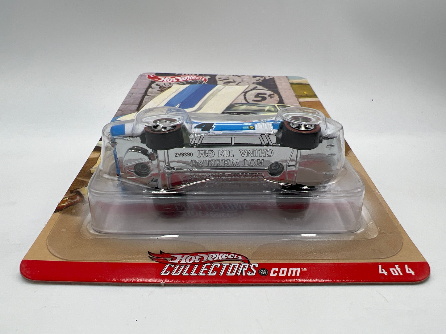 2007 Hot Wheels RLC Rewards Series #4 Custom Corvette White 2406/4981 W/Protector