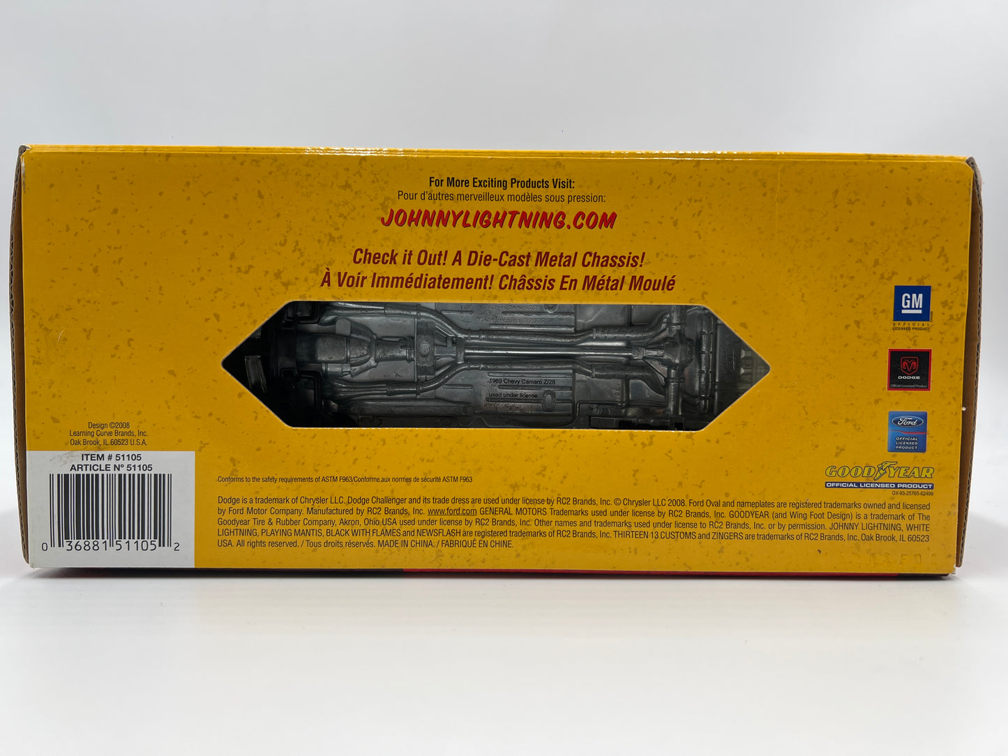 Johnny Lightning 1:24 Scale White Lightning Chase Muscle Cars R28 69 Chevy Camaro Z28 Red VHTF