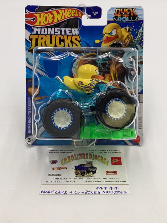 Hot wheels monster Trucks Back to Basics 1/7 Duck n’ Roll 134G