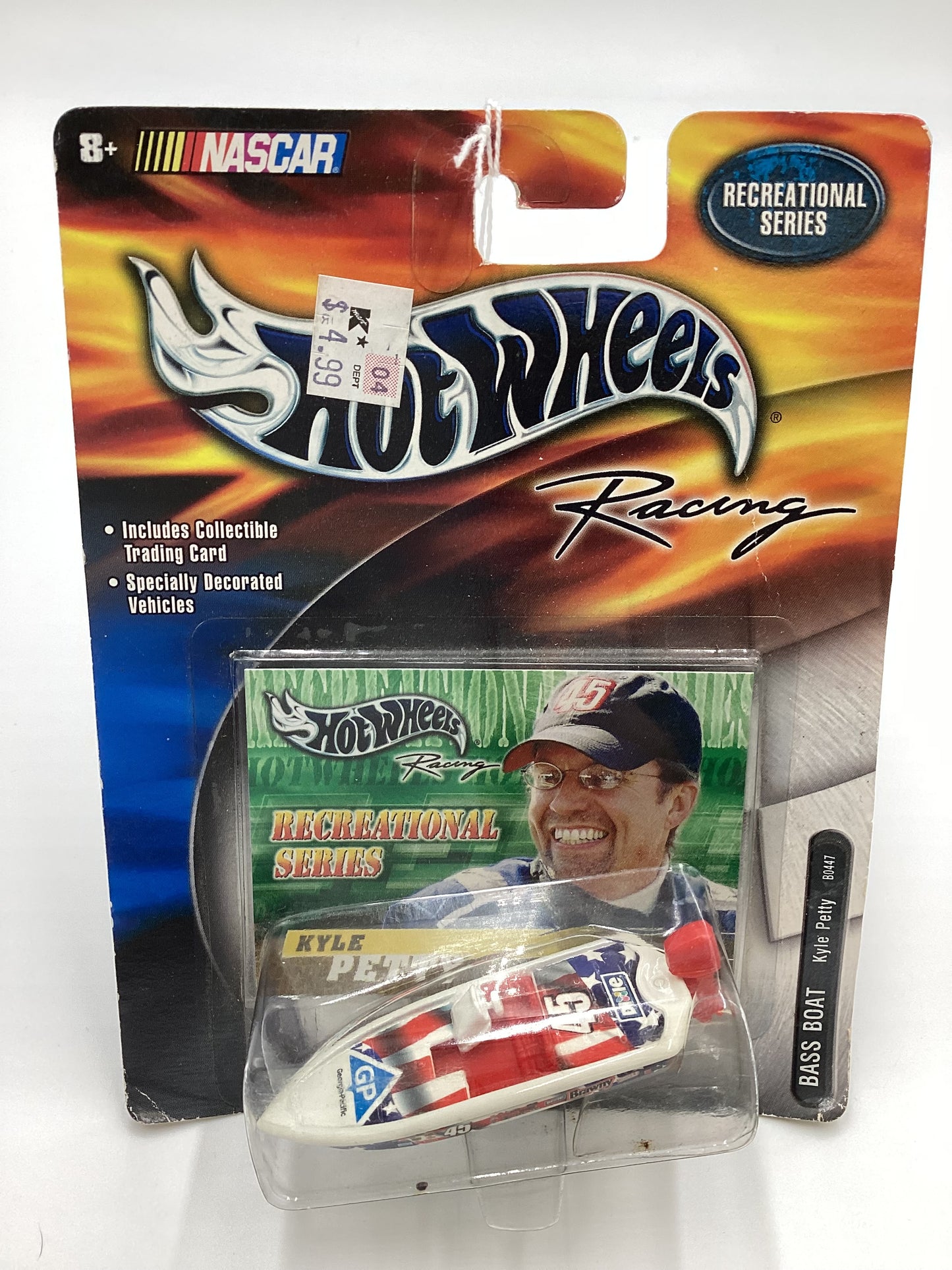 Hot Wheels Racing Recreational Series Bass Boat Kyle Petty