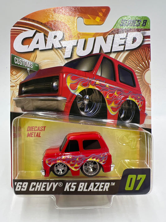 2025 MGA Car Tuned Series 8 #7 69 Chevy K5 Blazer Red 183G