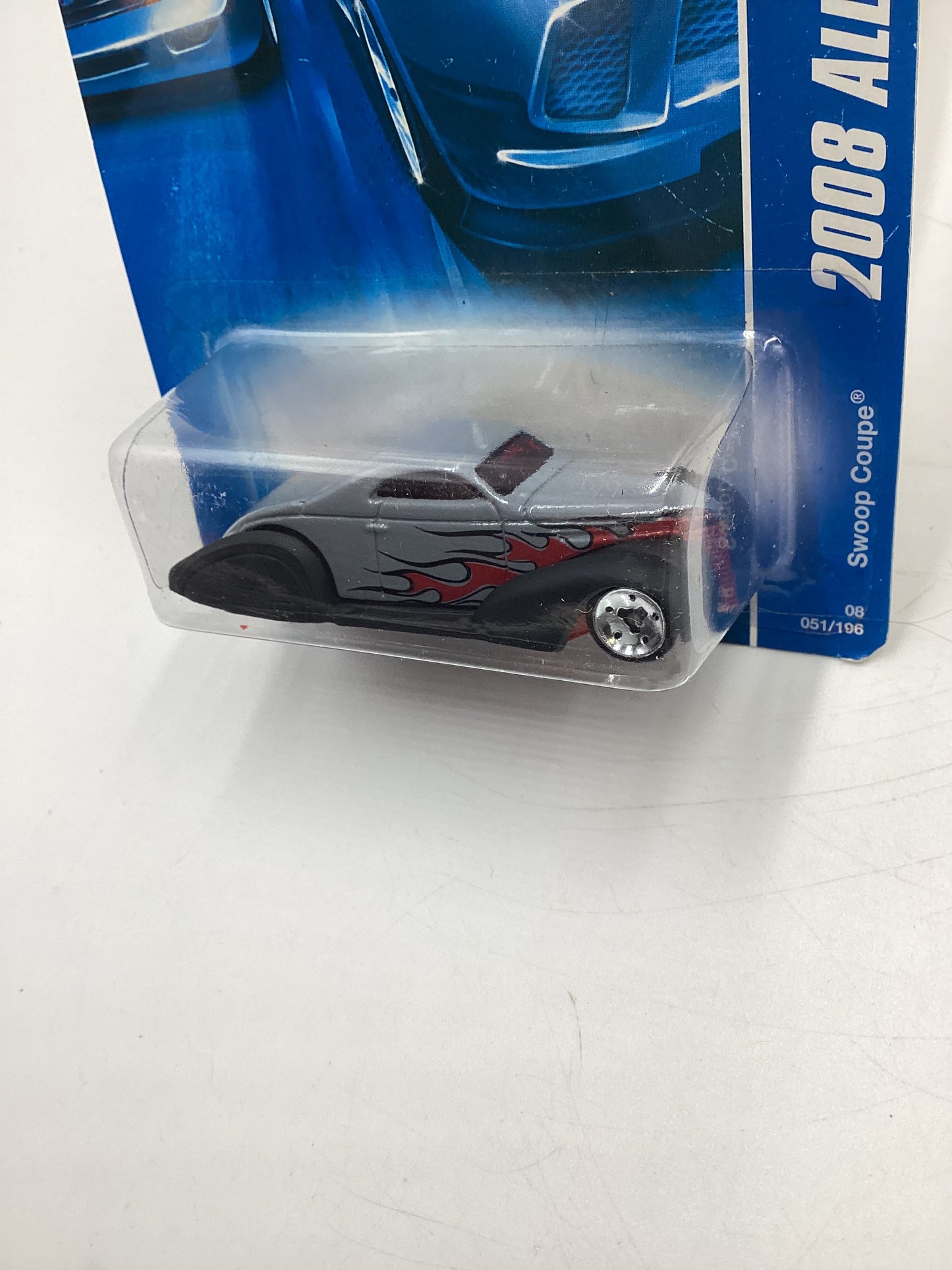 2008 Hot Wheels All Stars #51 Swoop Coupe Gray Z3
