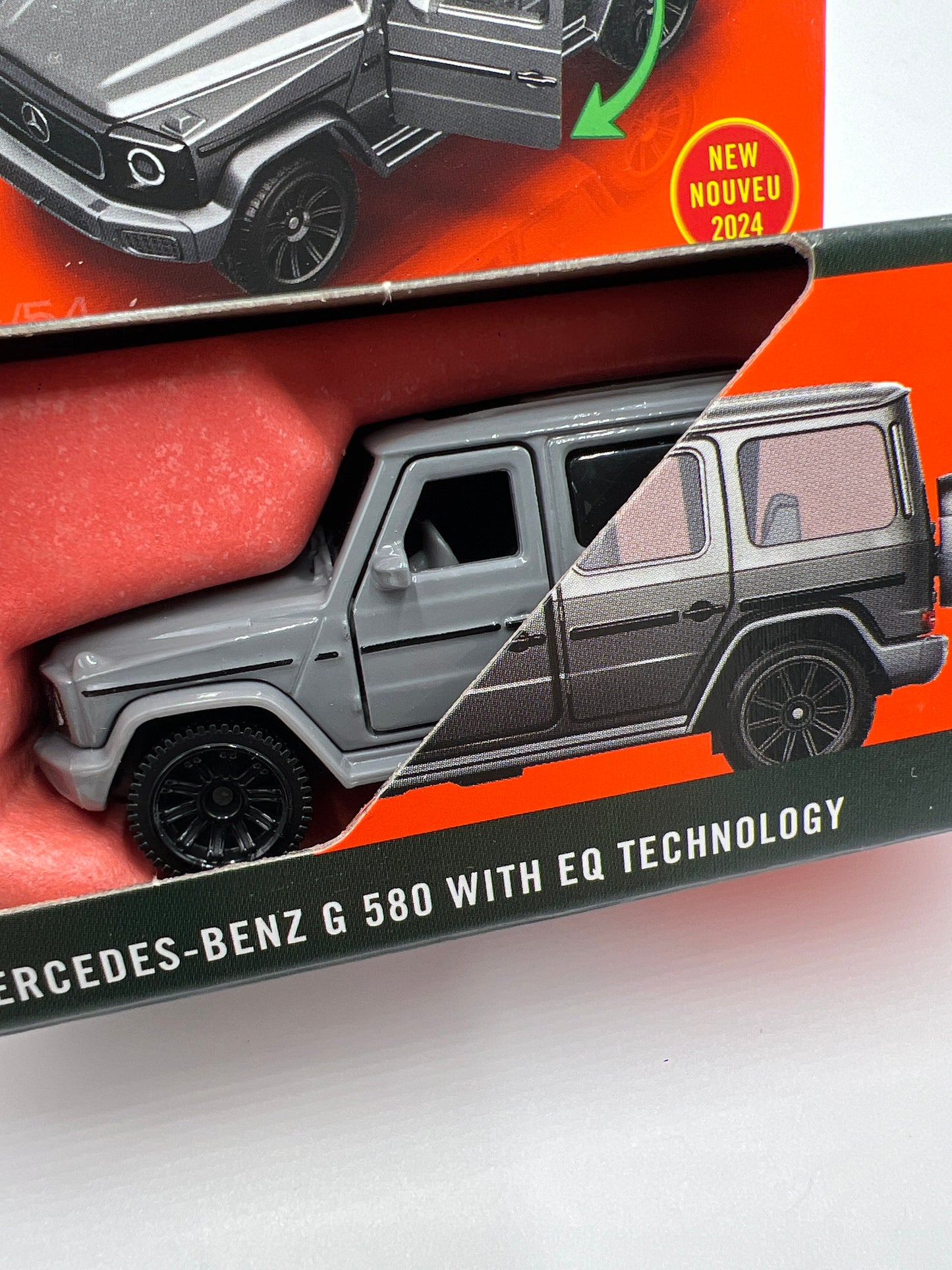 2024 Matchbox Moving Parts #44 2024 Mercedes-Benz G 580 With EQ Technology Gray 169C