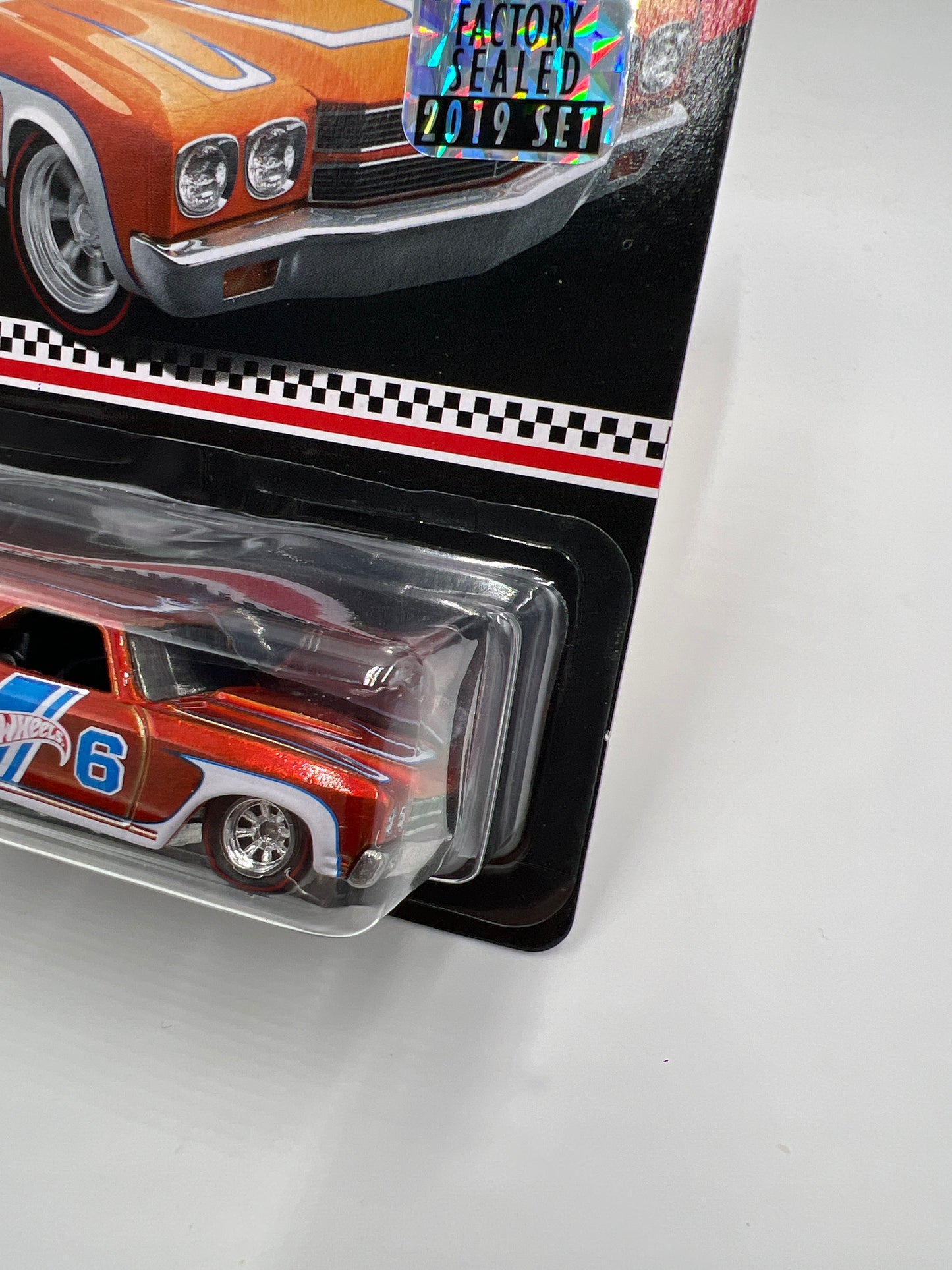 2019 Hot Wheels Factory Sealed Collectors Edition Mail In #6 70 Chevelle Delivery Orange W/Protector