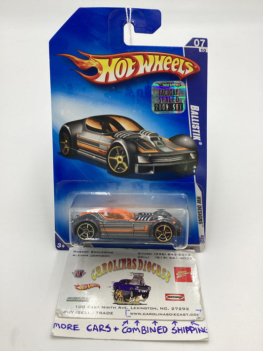 2009 Hot Wheels #103 Ballistik Gray Factory Sealed EE2