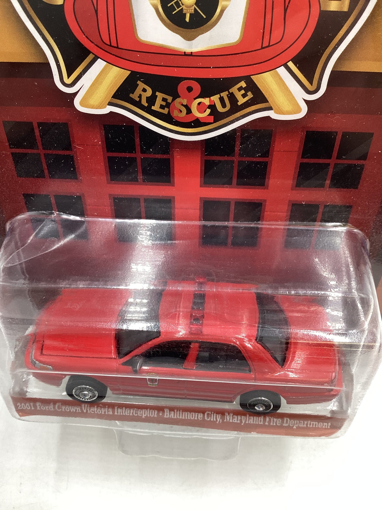 Greenlight Fire and Rescue Series 2 2001 Ford Crown Victoria Interceptor Baltimore City Fire Department 177F