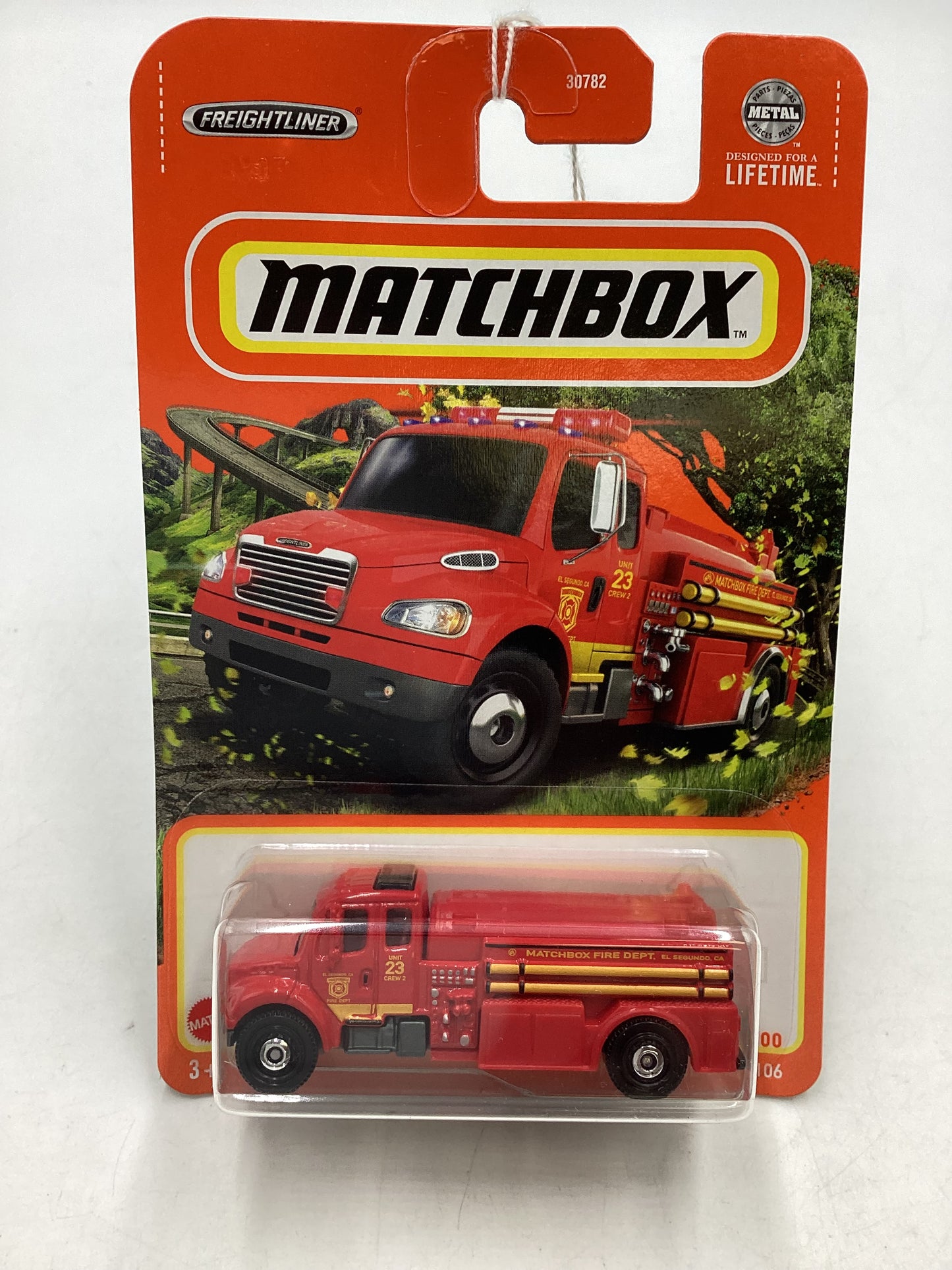 2024 Matchbox G Case #76 Freightliner M2 106 Fire Truck Red 211B