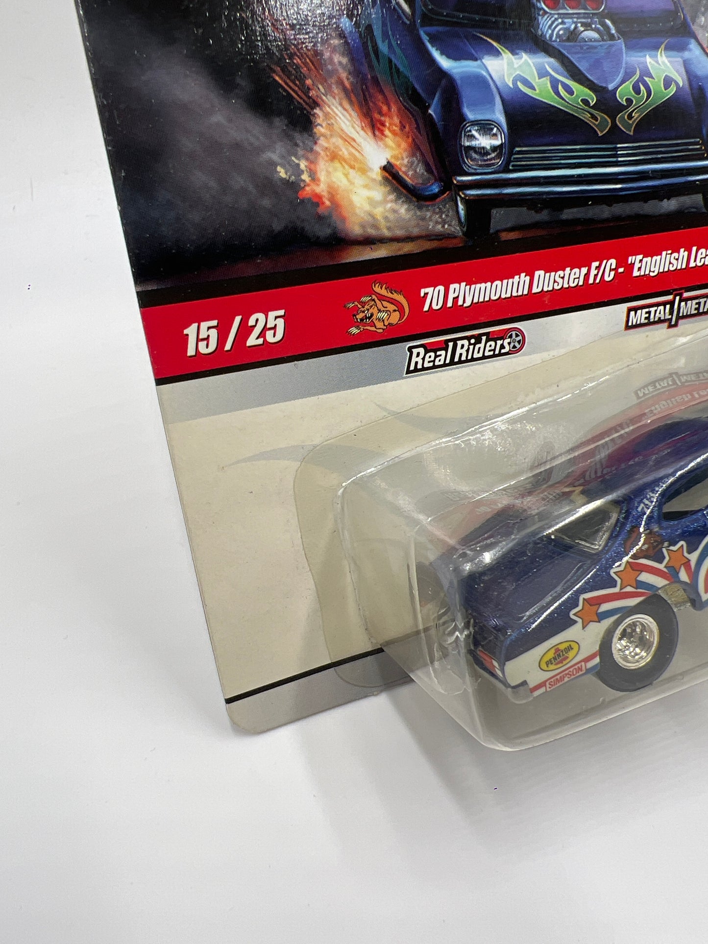 Hot Wheels Drag Strip Demons #15 70 Plymouth Duster F/C English Leather Mongoose W/Protector