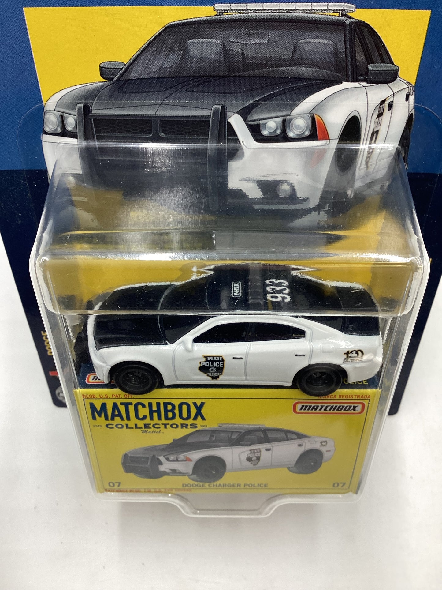 Matchbox Collectors 7/20 Dodge Charger Police 170A