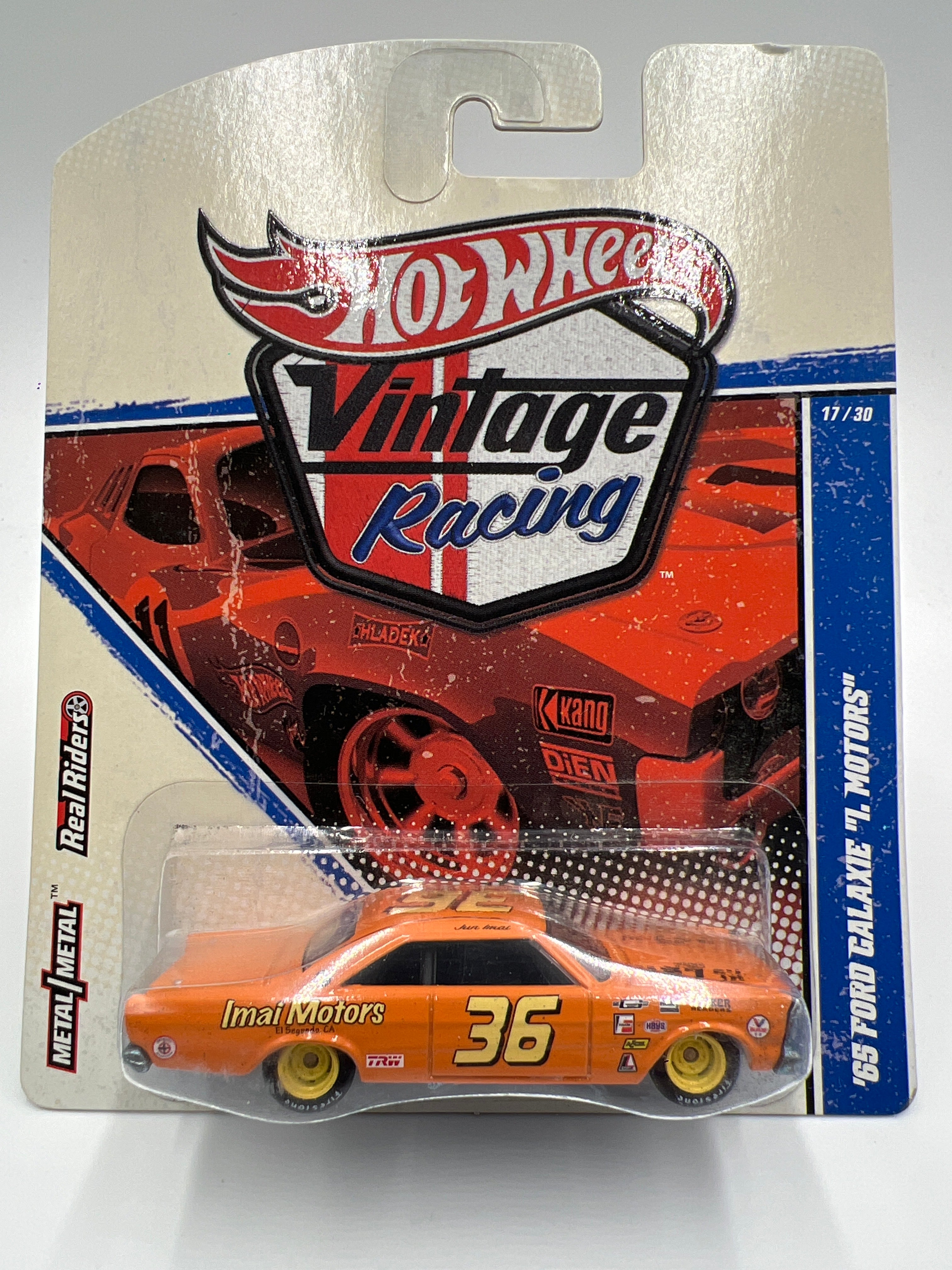 Hot Wheels Premium Vintage Racing #17 65 Ford Galaxie I. Motors