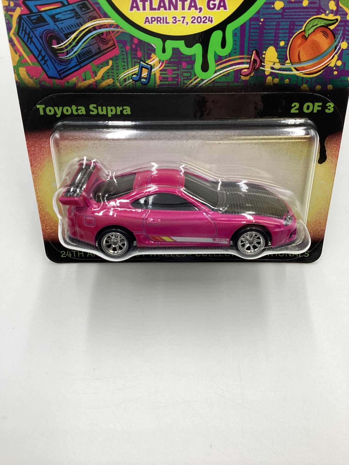 2024 Hot Wheels 24th Annual Collector Nationals Toyota Supra Pink 04729/06200