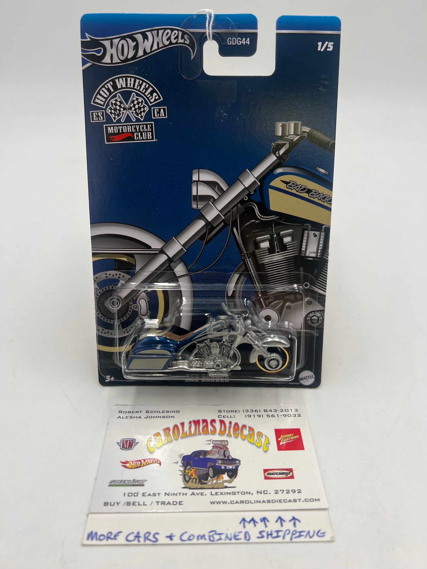 2024 Hot Wheels Themed Auto Motorcycle Club #1 Bad Bagger 159E