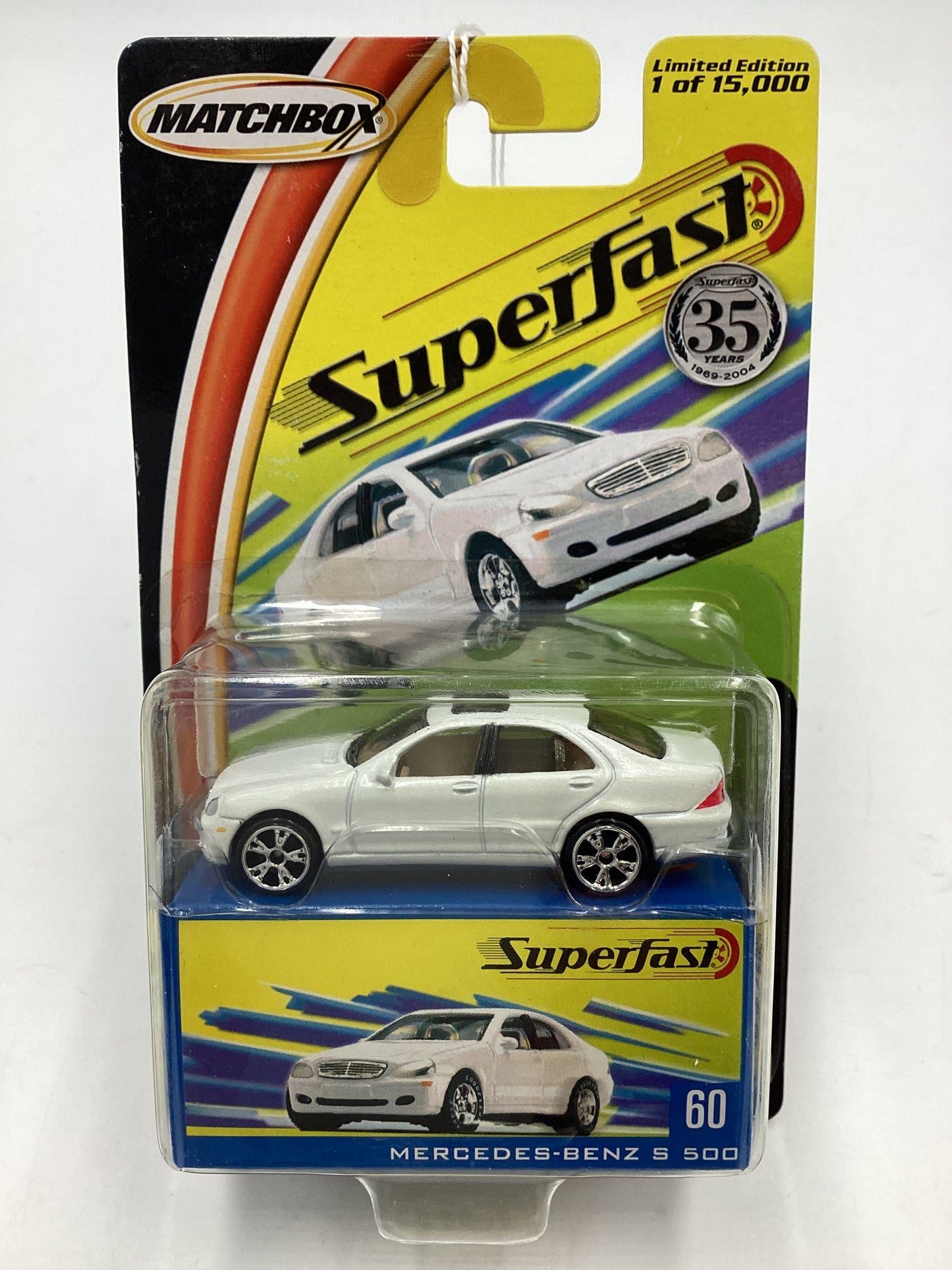 Matchbox 2004 Superfast #60 Mercedes Benz S 500 White 172A