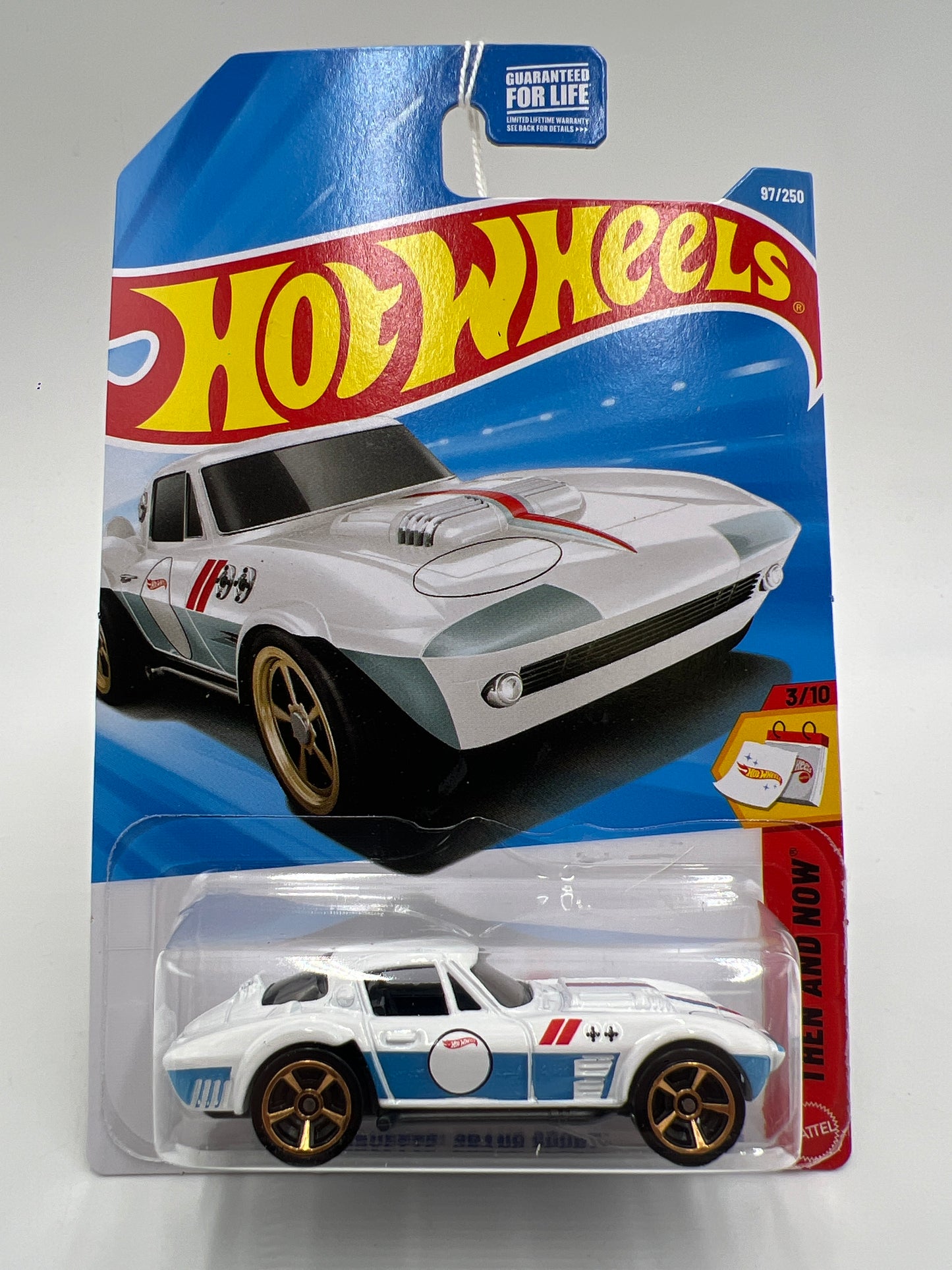 2026 Hot Wheels C Case Then And Now #97 Corvette Grand Sport White 9E