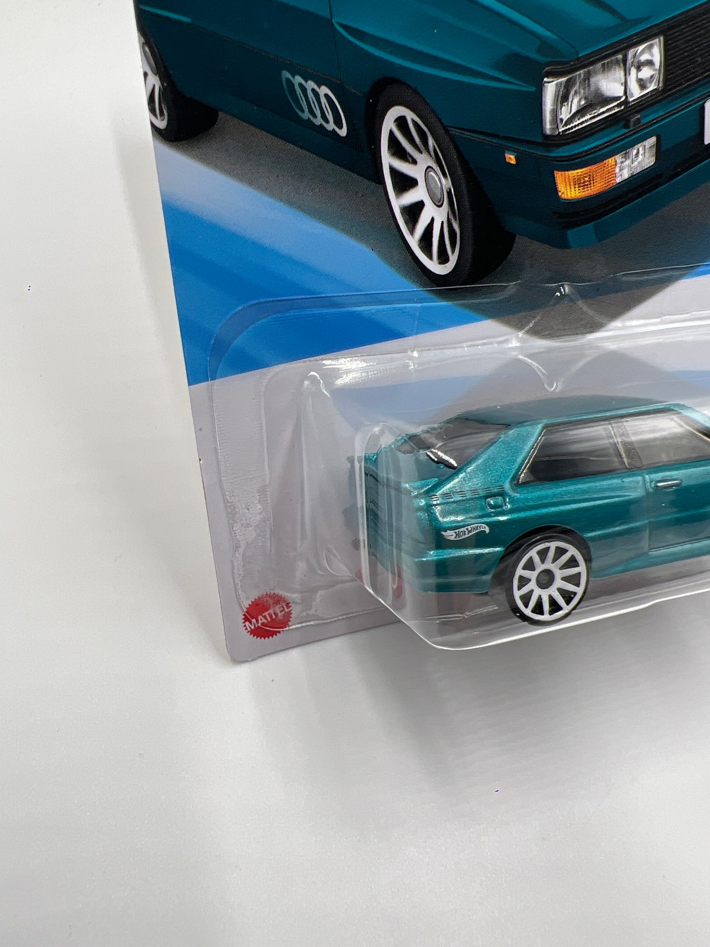 2025 Hot Wheels B Case #16 87 Audi Quattro Teal 108A