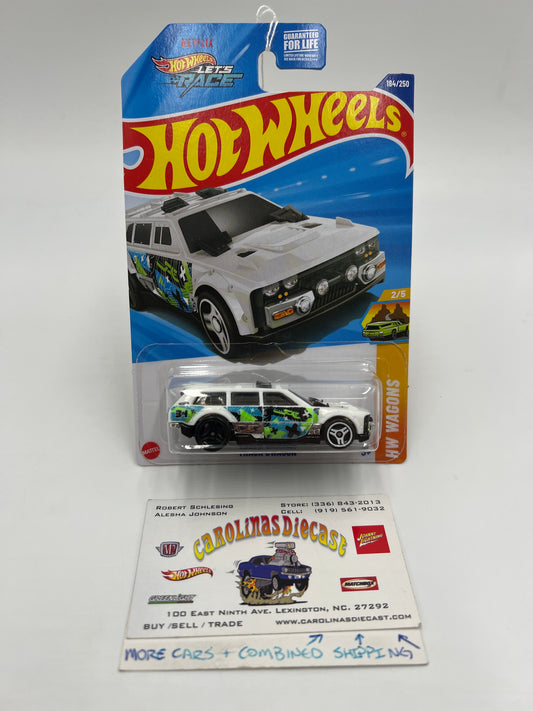 2025 Hot Wheels J Case HW Wagons #184 Track Dwagon White 67E