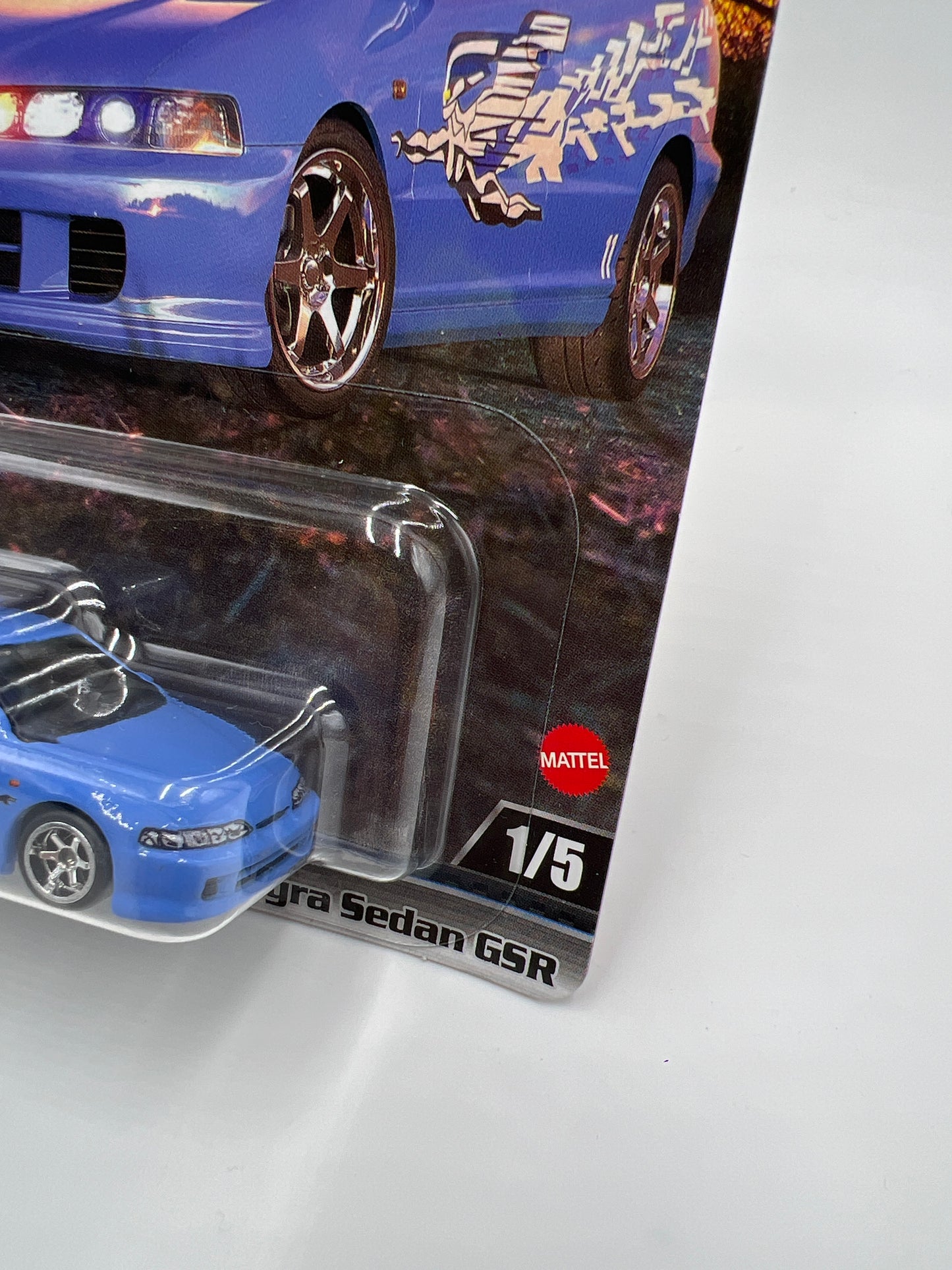 Hot Wheels Gold Label Premium Fast & Furious #1 Custom Acura Integra Sedan GSR Blue 249F