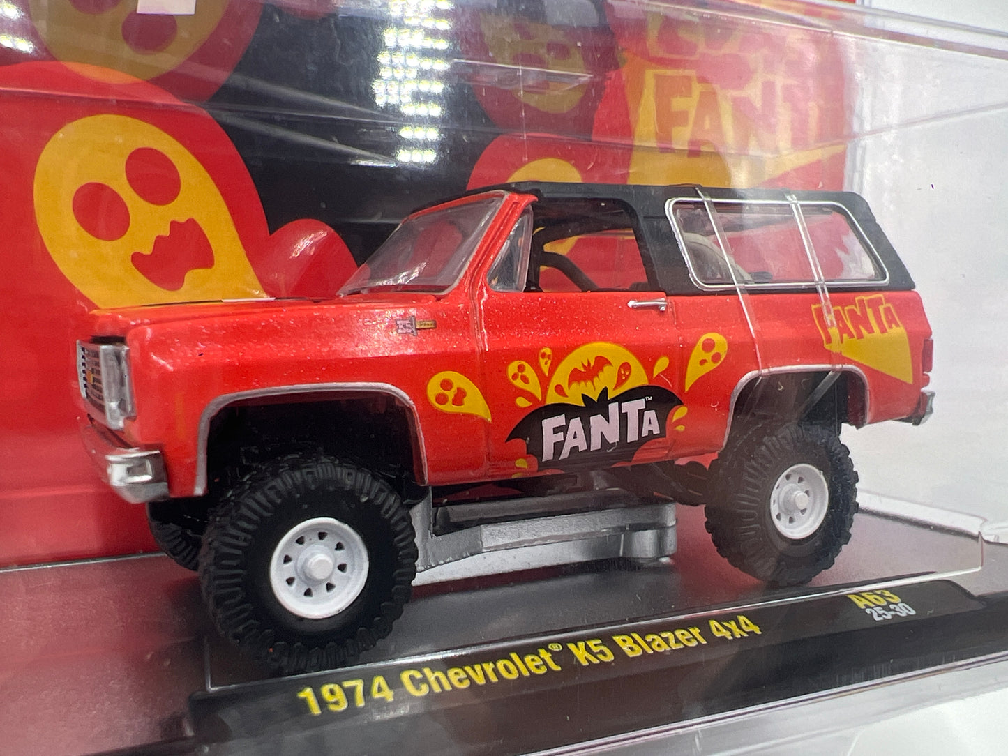 2025 M2 Machines Fanta 1974 Chevrolet K5 Blazer 4x4 Orange A63 196A