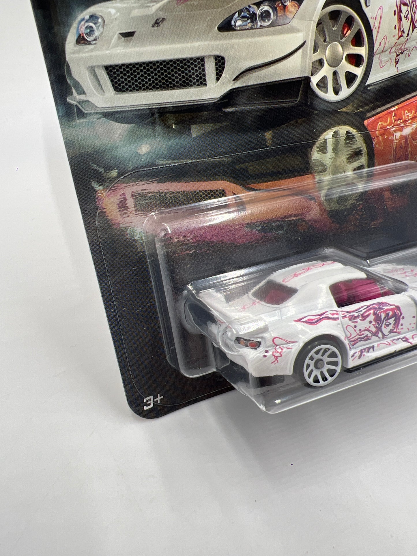 Hot Wheels Silver Series Fast & Furious Graphic Remix #1 Honda S2000 White 71B