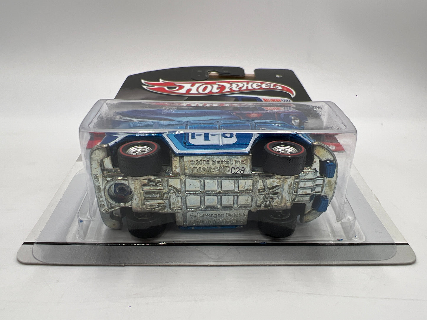 Hot Wheels Premium Delivery Slick Rides #17 Volkswagen Deluxe Blue PPG W/Protector