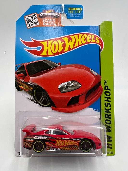2015 Hot Wheels Workshop #201 Toyota Supra Red
