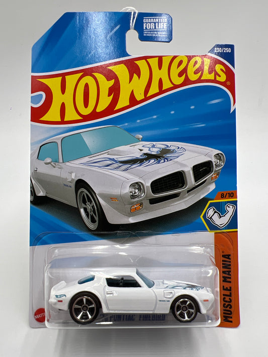 2025 Hot Wheels M Case Muscle Mania #230 73 Pontiac Firebird White 46B